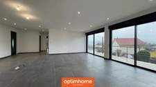 Maison neuve, basse consommation RT2020, vivable de plain-pied, 3 chambres, au calme en bout d'impasse.
