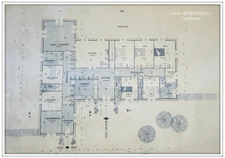 Astaffort : Maison 285 m², 6 chambres, sous-sol, parc arboré