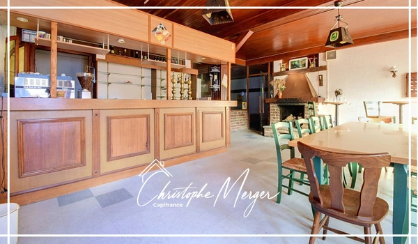 Immeuble à vendre DOLVING (57), proche de Sarrebourg, bar - restaurant - appartement, avec jardin