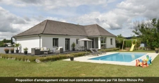 Belle villa et son terrain aménagé 