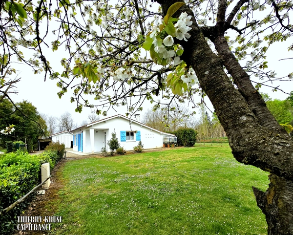 Maison quatre pièce, plain-pied, garages, sur magnifique parcelle de  plus 2600m².