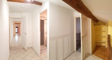 Saint Porquier, maison composé de deux logements (loués), cinq chambres, 252 m², jardin, garages, atelier, entièrement rénové.