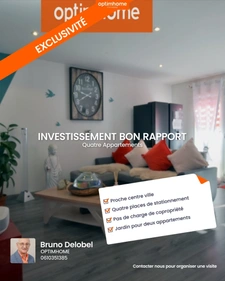Opportunité d'Investissement à Lens : Ensemble de 4 Logements