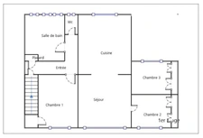  Appartement T4 avec 3 chambres, parking intérieur à Lens