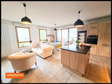Appartement T4 de 86m² au 1er étage avec 2 terrasses, et garage double fermé et électrifié
