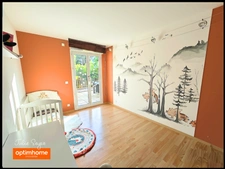 T3 Cessy centre en rez-de-jardin avec terrasse de 57 m², cave et parking