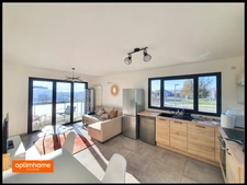 Magnifique T2 meublé Cessy Centre Vue Mont Blanc avec garage privatif et terrasse