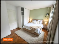 Appartement T2 Gex en rez-de-jardin avec cave et 2 Parkings sécurisés et accès piscine 