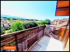 Appartement T4 en duplex avec balcon vue Mont Blanc, cave et garage