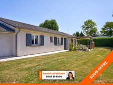 A vendre maison familiale de plain-pied 115 m² – 4 chambres avec jardin au calme à Saint André de Corcy