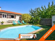 À vendre – Maison familiale de plain-pied – 4 chambres - Véranda 108.5m² + Garage – Piscine – Terrain 555 m² – Saint-André-de-Corcy 01390