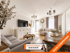 Appartement à vendre 2 pièces -57.69m² - cour - Villars les Dombes