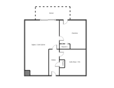 Appartement T2 proche centre ville-Idéal investisseur