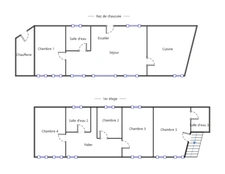 🌿 Maison familiale rénovée 185 m² – Jardin 600 m² – Studio indépendant – DPE B – Accès forêt
