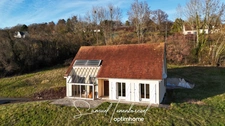 Maison de plain-pied avec sous-sol et vue sur la vallée de la Touques – Le Breuil-en-Auge (14130)