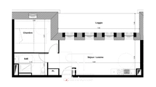 Appartement neuf T2 de 47 m² avec loggia de 14 m² – Pont-l’Évêque (14130)