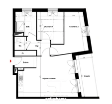 Appartement neuf T3 de 71,78 m² avec loggia et parking – Pont-l’Évêque (14130)