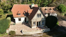 Maison de caractère 177 m², 4 ch avec dépendance et vue vallée –  CAMBREMER (14340)
