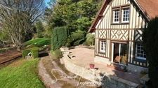 Maison de caractère 177 m², 4 ch avec dépendance et vue vallée –  CAMBREMER (14340)