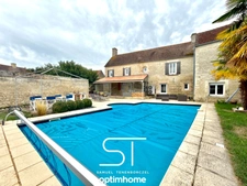 Maison en pierre de 156 m² avec piscine chauffée – Charme et sérénité à ERNES (14270)