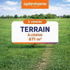 Terrain de 671 m² viabilisé hors lotissement – Lisieux (14100)