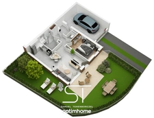 Appartement neuf T2 de 52,65 m² avec 94 m² d’extérieur – Beaumont-en-Auge (14950)