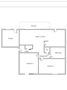 Maison à vendre 3 pièces AMBARES ET LAGRAVE (33)