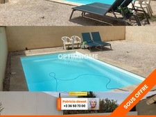 Plain-pied accessible PMR avec piscine et revenus solaires