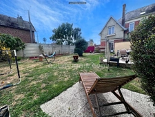 GAUCHY – MAISON FAMILIALE D’ENVIRON 134 M² – 3 CHAMBRES + BUREAU – JARDIN ET TERRASSE