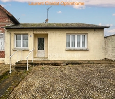 MAISON PLAIN-PIED À RÉNOVER – ITANCOURT – COUR 80 m² – DÉPENDANCE 60 m² – FORT POTENTIEL