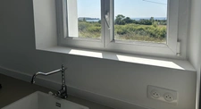 VUE MER, Anse de GOULIEN , maison d’architecte rénovée avec vue dégagée