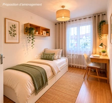 Maison individuelle avec 5 chambres sur 550 m² de terrain- Fort potentiel