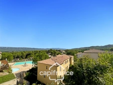 DOMAINE DE PONT ROYAL, 45 m2 house with unobstructed views, two stories, 2 bedrooms, semi-detached on one side, private swimming pool, numbered parking space 