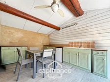 Authentic 118 m2 stone village house, air-conditioned, 50 m2 terrace, outdoor kitchen, double garage, attic, three beautiful bedrooms, 2 bathrooms, laundry room  