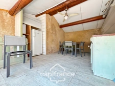 Authentic 118 m2 stone village house, air-conditioned, 50 m2 terrace, outdoor kitchen, double garage, attic, three beautiful bedrooms, 2 bathrooms, laundry room  