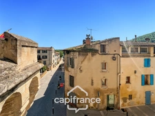 Authentic 118 m2 stone village house, air-conditioned, 50 m2 terrace, outdoor kitchen, double garage, attic, three beautiful bedrooms, 2 bathrooms, laundry room  