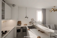 Domaine de Pont royal, spacieux et lumineux appartement de 40 m2,belle vue, localisé en angle, une chambre,  grande loggia terrasse, place de parking  sous la résidence 