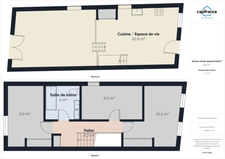 Dpt Haute Garonne (31), à vendre proche de VILLEFRANCHE DE LAURAGAIS maison P4 de 83 m² 
