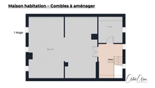 Character house of 283 m² with outbuildings and great potential on more than 9,000 m² of land.