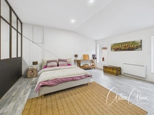 Maison de village 136 m² avec cours et garage au centre de Villefranche de Lauragais