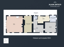 Maison bourgeoise XIXᵉ – 331 m² – appartement indépendant – piscine
