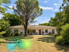 Terrain constructible de 1 700m² viabilisé avec vue sur les Pyrénées