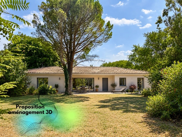 Terrain constructible de 1 700m² viabilisé avec vue sur les Pyrénées
