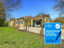 Maison à vendre 5 pièces VILLENOUVELLE de 107 m² avec terrain 1800 mètres