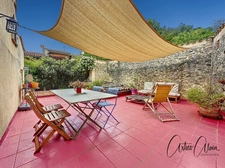 Dpt Haute Garonne (31), à vendre proche de Villefranche de Lauragais maison de village de 155m2 avec jardin