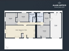 Maison de plain-pied  de 117 m² proche du centre de REVEL – Terrain 1 200 m² 