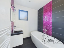Maison contemporaine ossature bois 130 m² avec piscine et terrain 1300 m2 