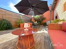 Maison de village 136 m² avec cours et garage au centre de Villefranche de Lauragais