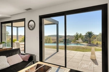 Maison contemporaine de prestige de 154 m² avec piscine et vue panoramique sur le Lauragais