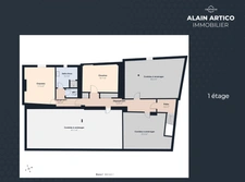 Maison bourgeoise 183 m² – jardin, 2 garages et double accès